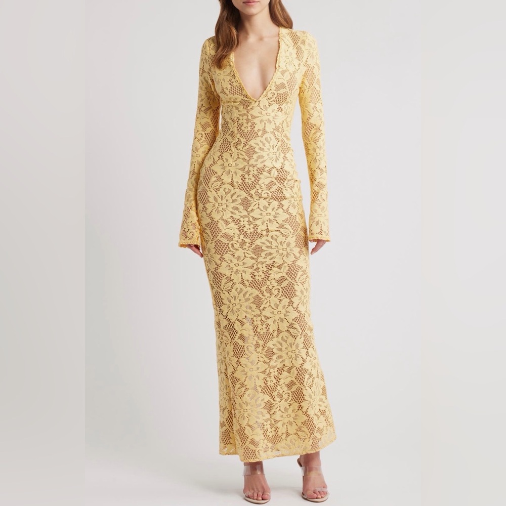 House of CB Indiana Long Sleeve Maxi Dress